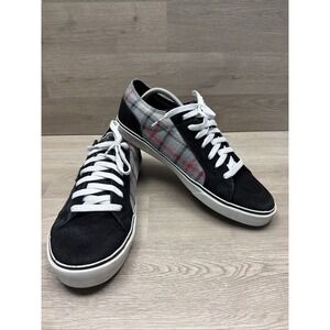 Circa Easy Ryder Skate Shoes Size 14 Black Plaid Allie‎ Speed Kills Fusion Grip
